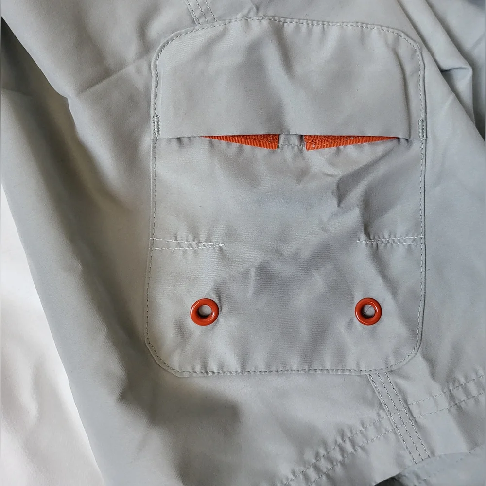 O'Neill Boys Gray Lightweight Surfer Style Drawstring‎ Boardshorts Sz 11 Vintage
